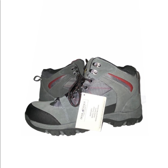 NWT Deer Stags Gray Anchor Hiking Boots Size 10 main image 5